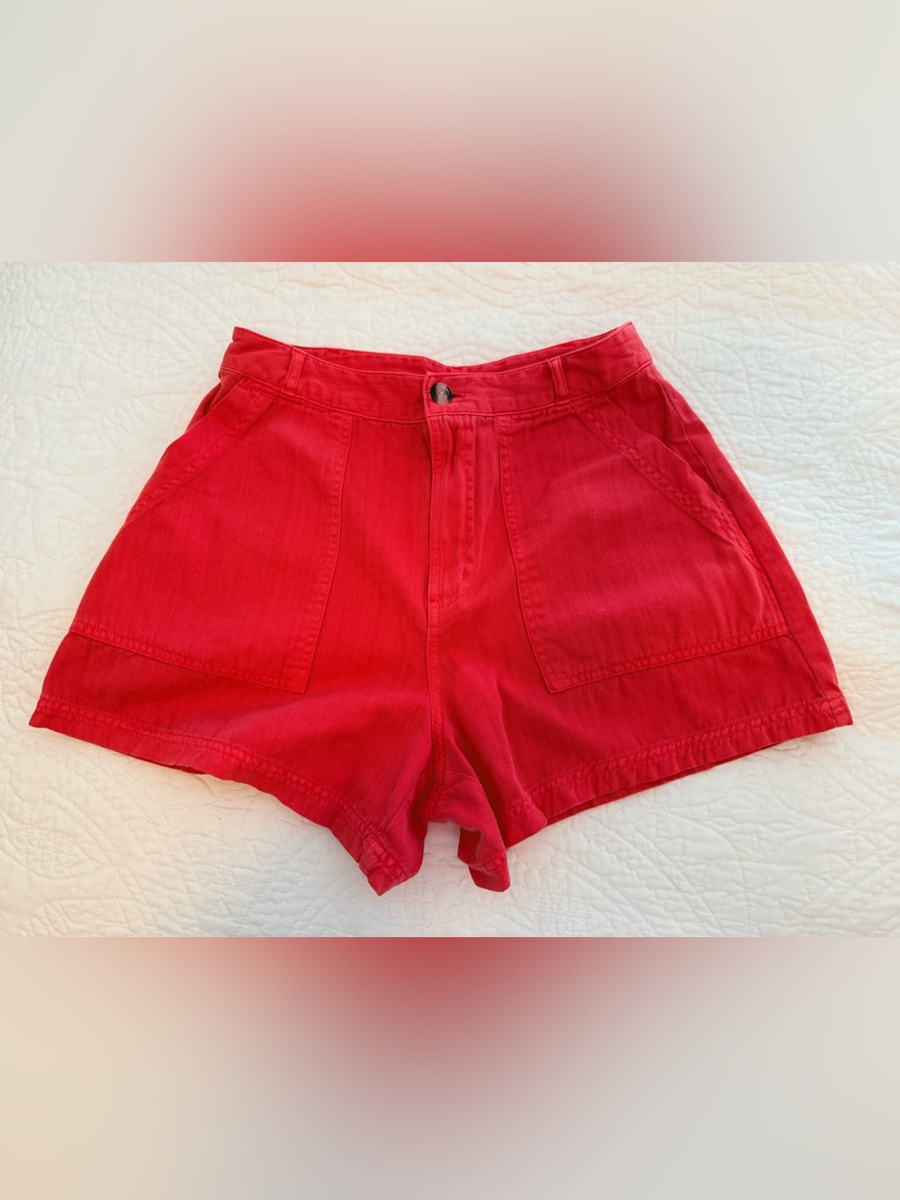 Universal Thread High-Waist Red Pocket Shorts